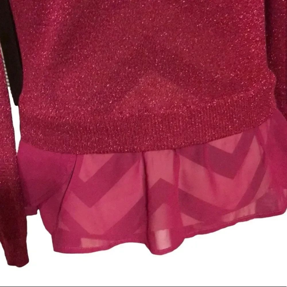 a.n.a.  Top Small Wine Colored - Picture 2 of 6
